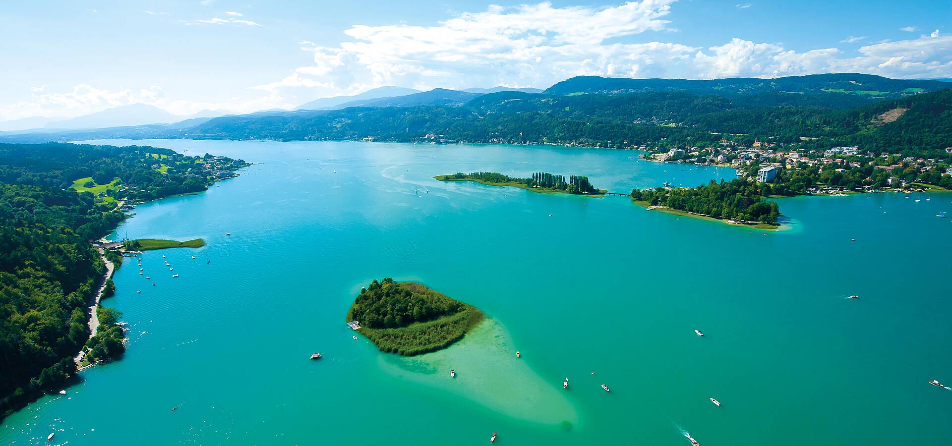 Wörthersee mit seinen wunderbaren Blautönen